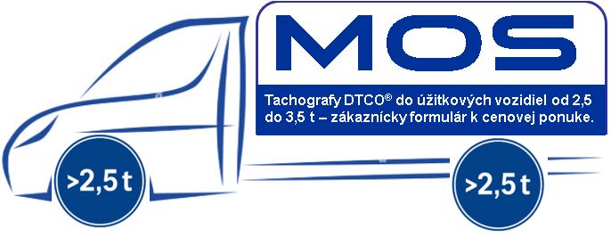 Zákaznícky formulár k dodatočnej inštalácii tachografu do ľahkých úžitkových vozidiel